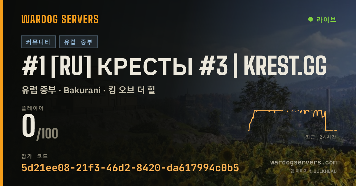 #1 [RU] Кресты #3 | krest.gg 실시간 상태 배너