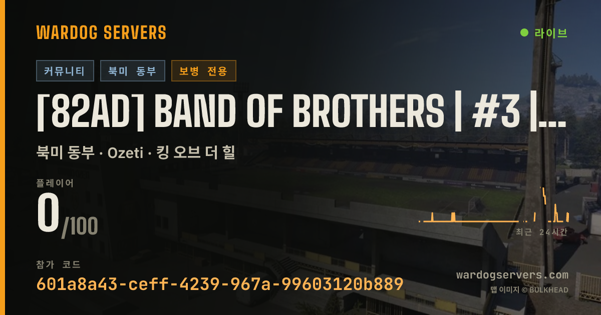 [82AD] Band of Brothers | #3 | [GL BANNED] discord.gg/82nd 실시간 상태 배너