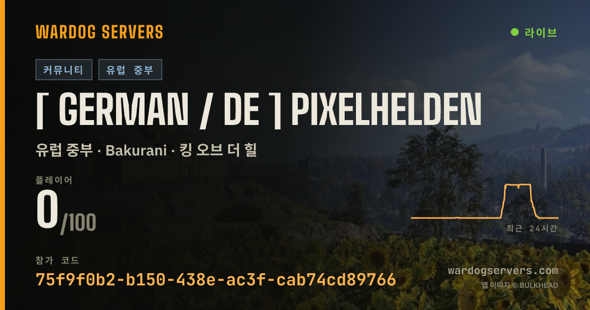 [ German / DE ] Pixelhelden 실시간 상태 배너