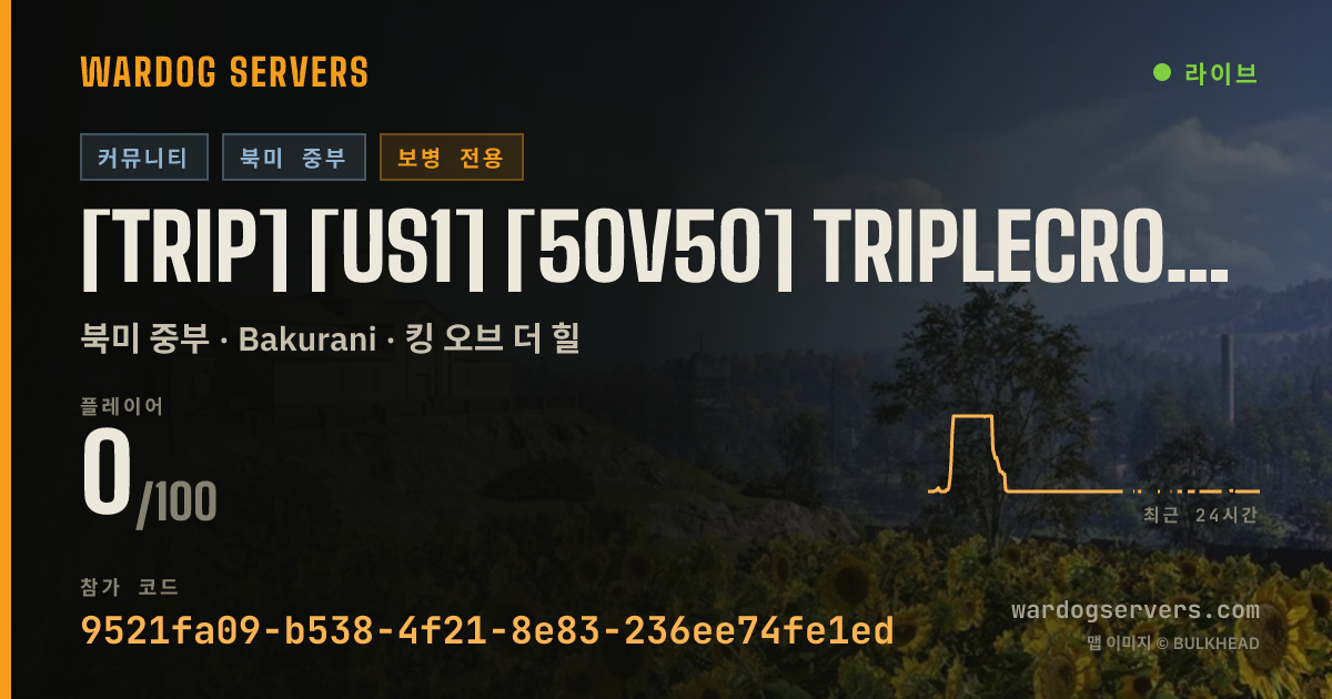 [TRIP] [US1] [50v50] triplecrown.gg | LIVE LEADERBOARD 실시간 상태 배너