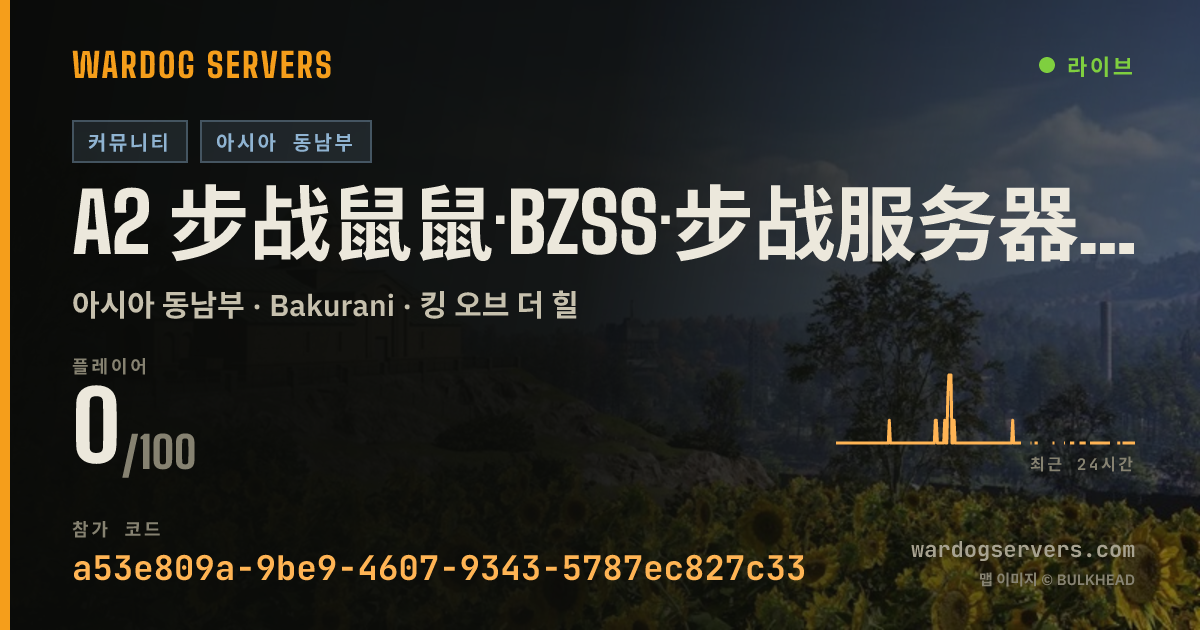 A2 步战鼠鼠·BZSS·步战服务器 武器黑名单 禁止压家 KD限制 QQ1125135790 실시간 상태 배너