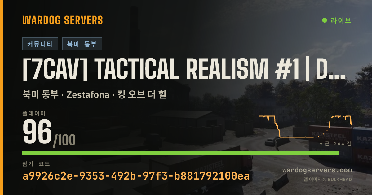 [7CAV] Tactical Realism #1 | discord.gg/7cav 실시간 상태 배너