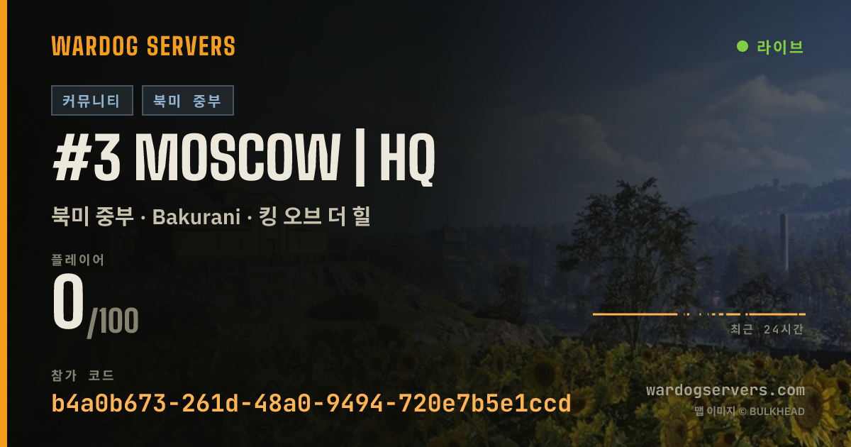 #3 MOSCOW | HQ 실시간 상태 배너