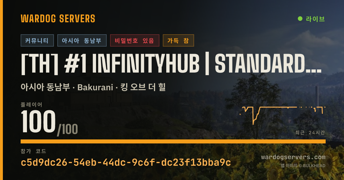 [TH] #1 InfinityHub | STANDARD | discord.gg/infh 실시간 상태 배너
