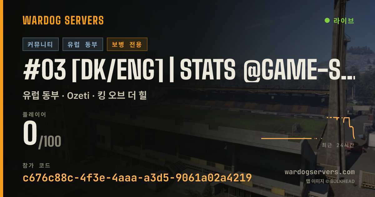 #03 [DK/ENG] | Stats @Game-Squad.dk | Dansk Community 실시간 상태 배너