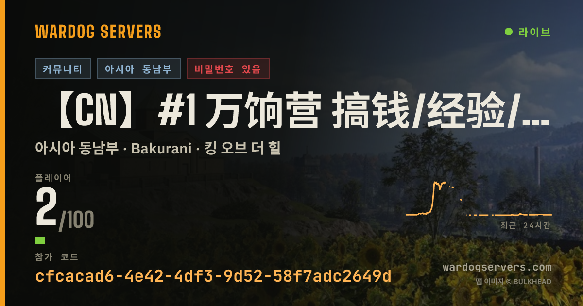 【CN】#1 万饷营 搞钱/经验/金钱/赚钱 土木赚钱服 进群免费获得密码1130626834 龟壳进攻/区域对射 실시간 상태 배너