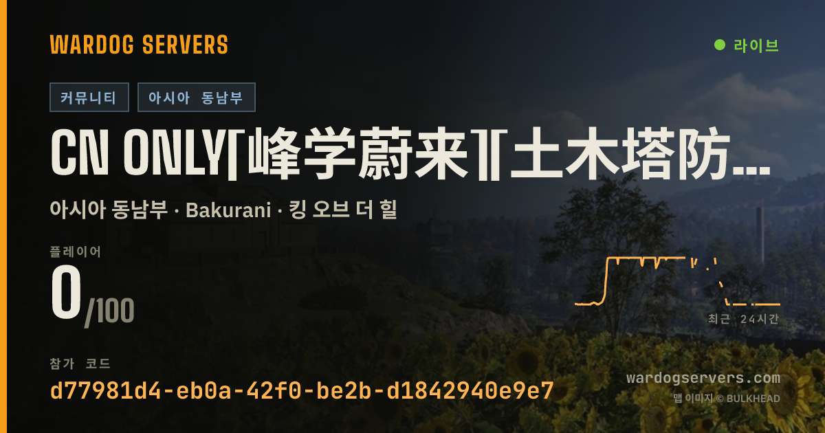 CN ONLY[峰学蔚来][土木塔防] 50V50龟壳对冲，禁狙机枪地雷禁堵补给卡，Q群了解规则1128016087 실시간 상태 배너