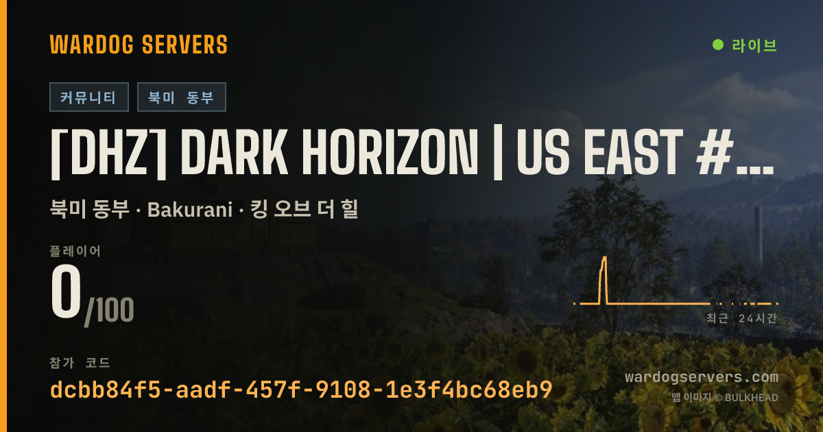 [DHZ] DARK HORIZON | US EAST #1 | DARKHORIZON.GG 실시간 상태 배너