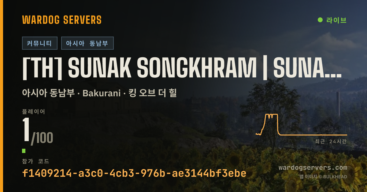 [TH] Sunak Songkhram | sunaksongkhram.com 실시간 상태 배너