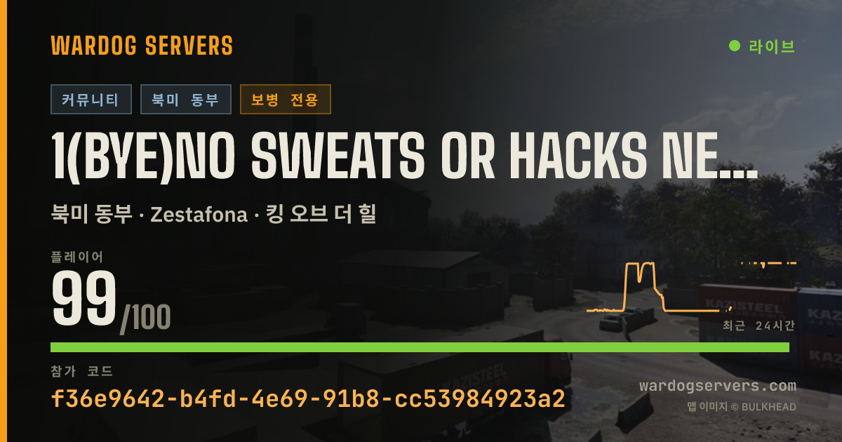 1(BYE)NO SWEATS OR HACKS NEW PLAYER FREINDLY (NO GL) 실시간 상태 배너