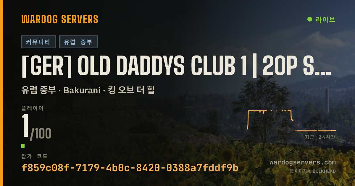 [GER] Old Daddys Club 1 | 20p Start | 실시간 상태 배너