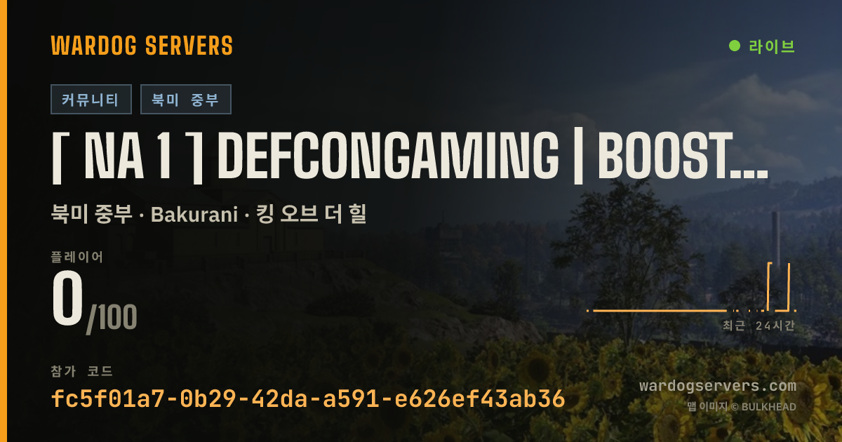 [ NA 1 ] DEFCONGAMING | Boosted XP & Cash | 0-0-0 실시간 상태 배너