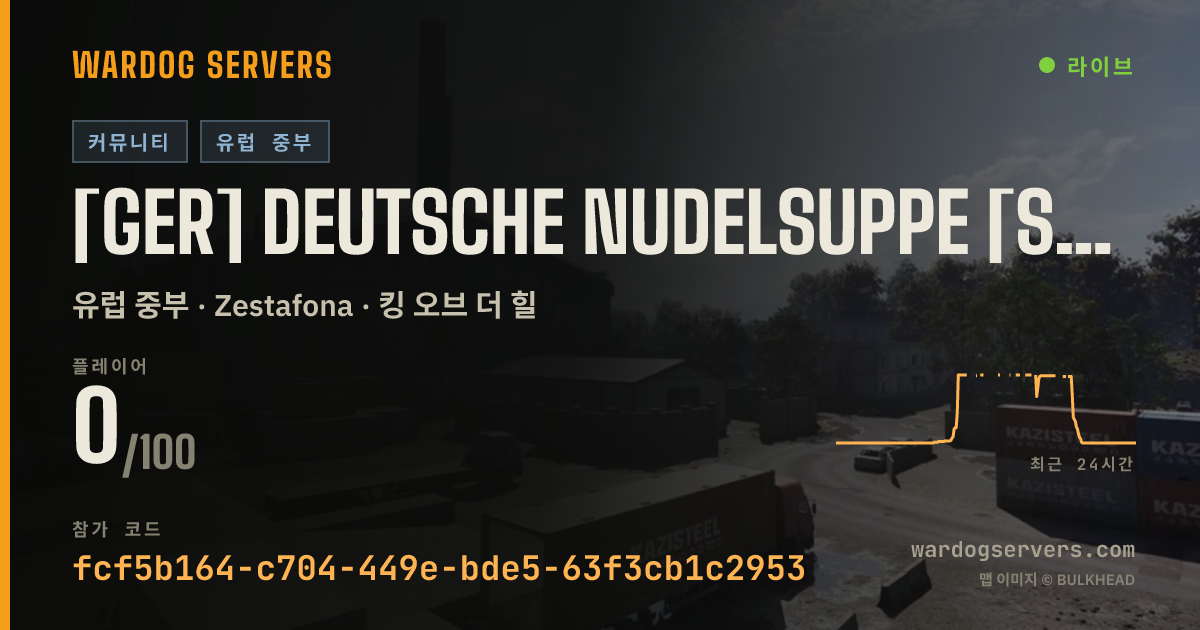 [GER] Deutsche Nudelsuppe [starts at 20 Players] | 0-0-0 실시간 상태 배너