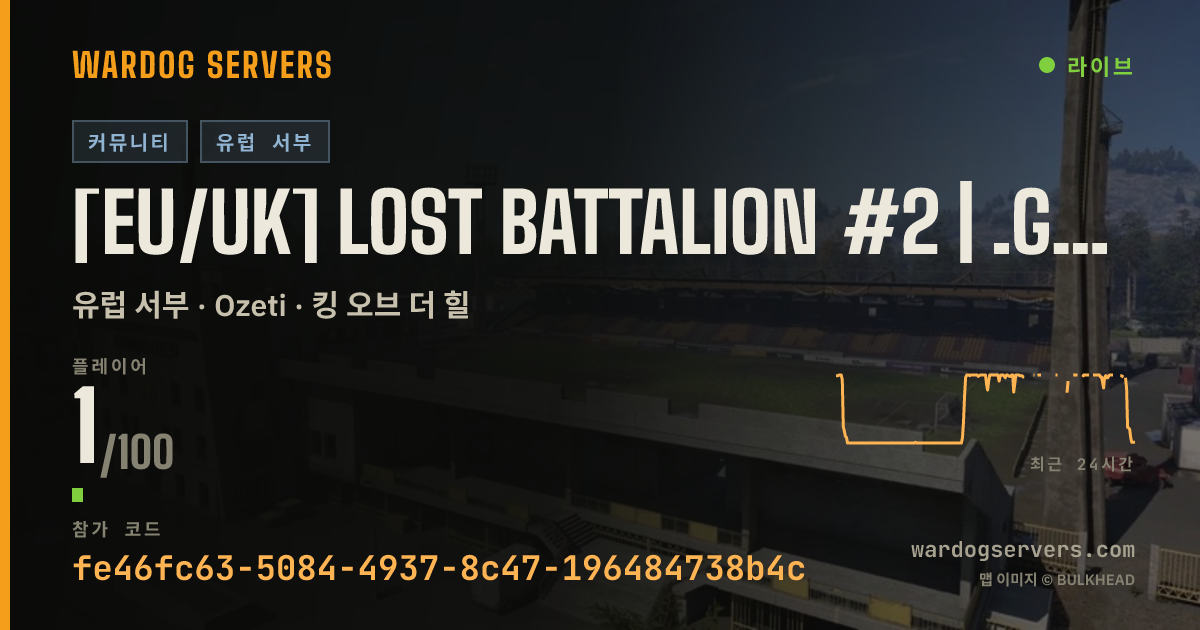 [EU/UK] Lost Battalion #2 | .gg/lostbattalion 실시간 상태 배너