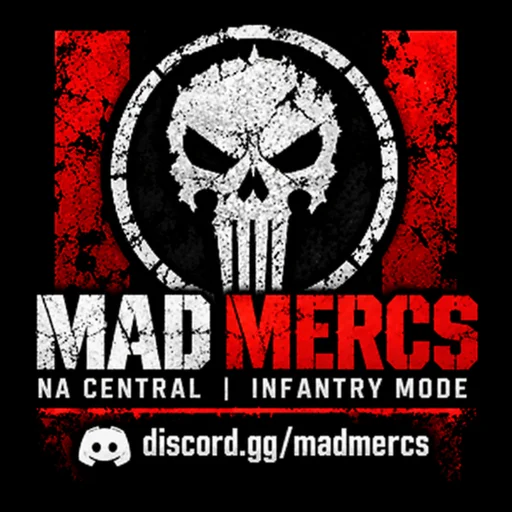 Logo von #1 Infantry Only | Mad Mercs | Leaderboards | discord.gg/madmercs