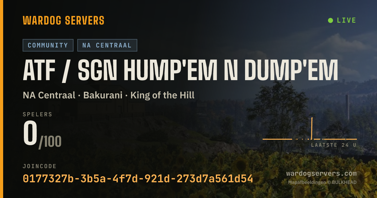 Live statusbanner voor ATF / SGN Hump'em N Dump'em