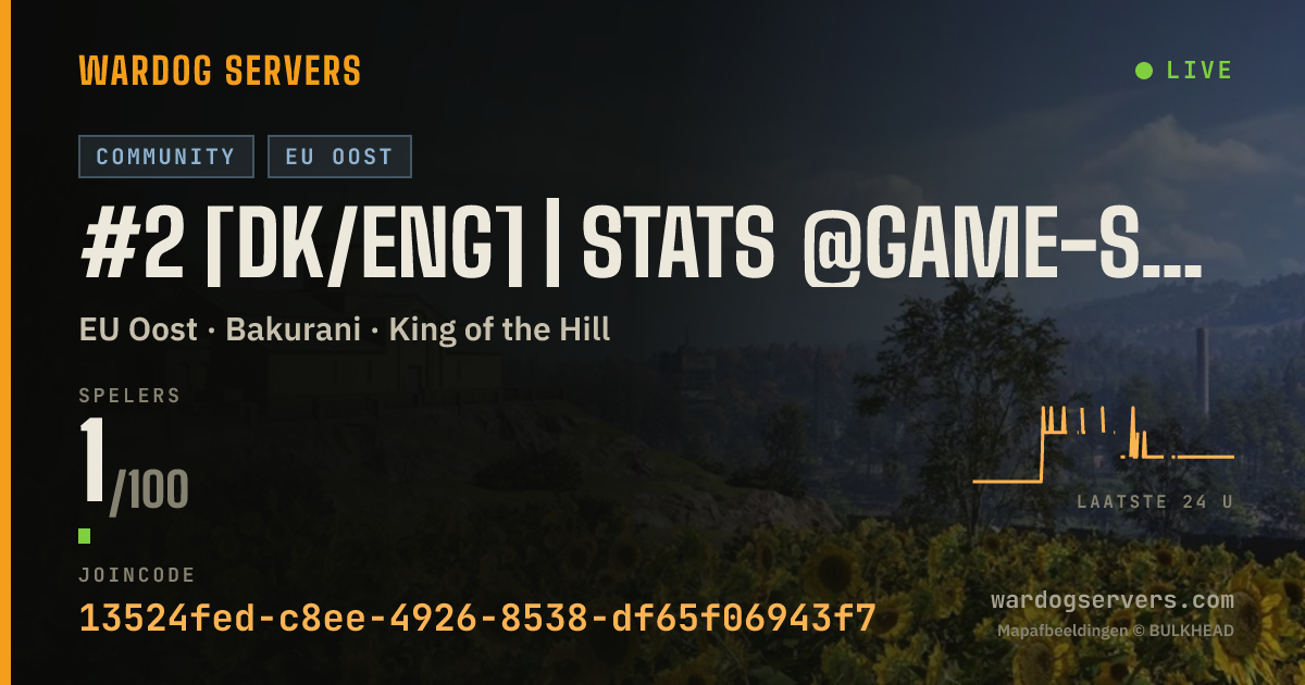 Live statusbanner voor #2 [DK/ENG] | Stats @Game-Squad.dk | Dansk Community