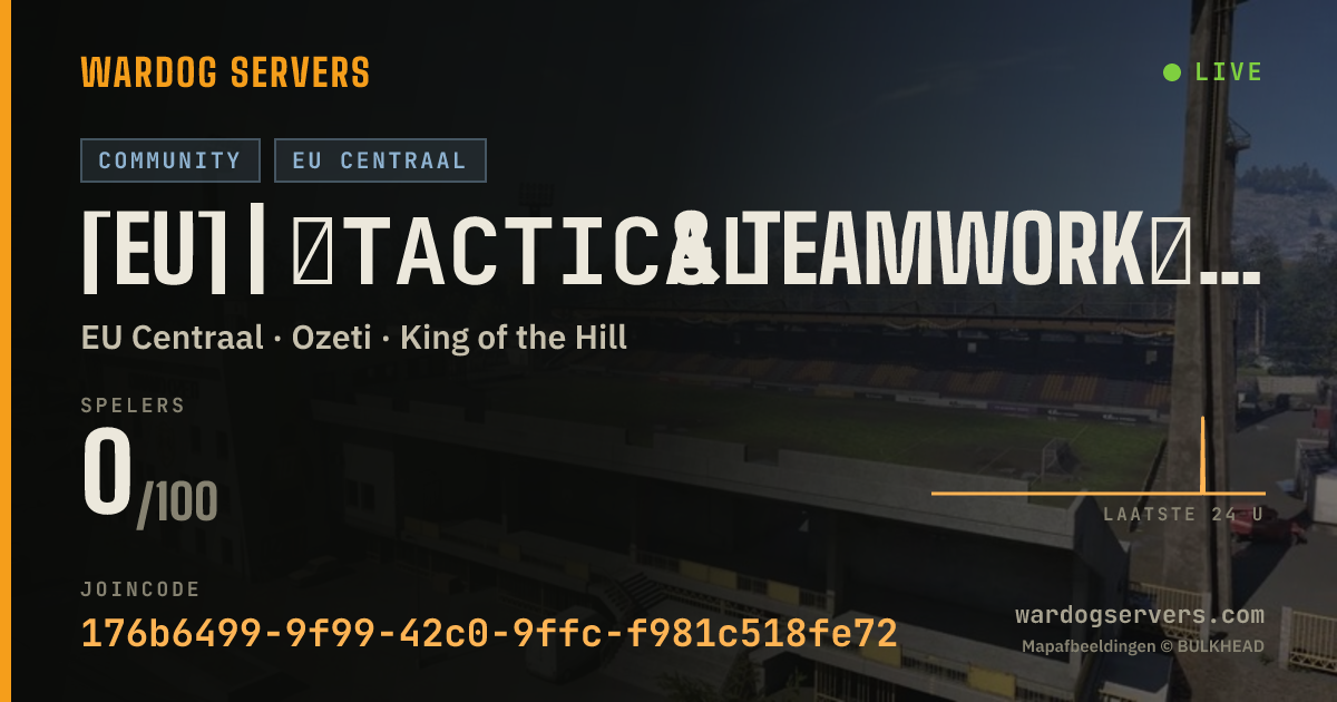 Live statusbanner voor [EU] | ☆Tactical & Teamwork☆ | MAXIMUS GAMING *LVXX*