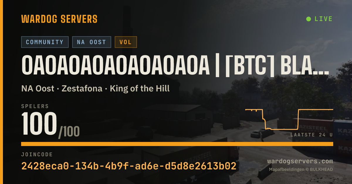 Live statusbanner voor 0A0A0A0A0A0A0A0A | [BTC] Black Talon | discord.gg/wardogslfg