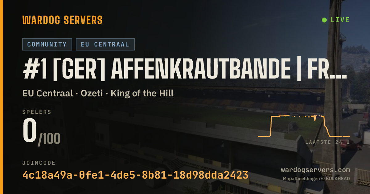 Live statusbanner voor #1 [GER] Affenkrautbande | FREE CASH | MONEY | APES