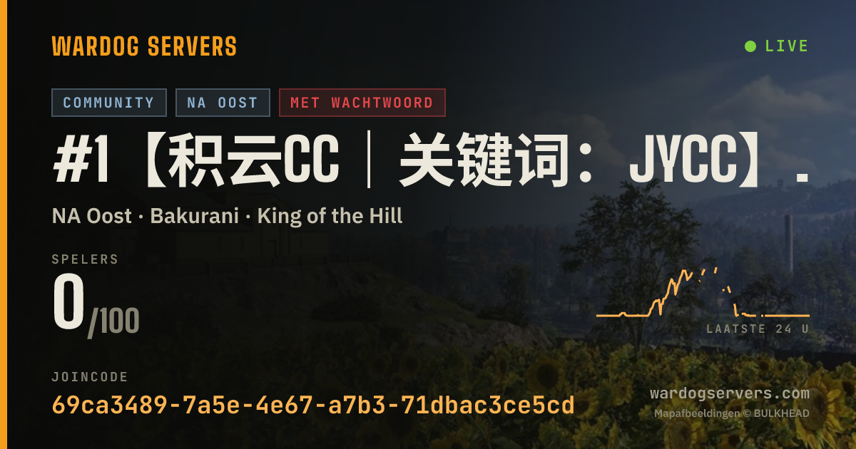 Live statusbanner voor #1【积云CC｜关键词：JYCC】QQ群973280631