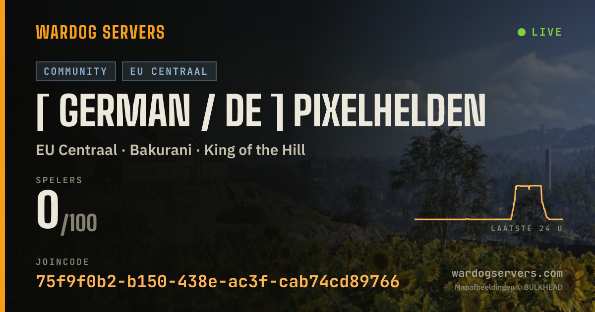 Live statusbanner voor [ German / DE ] Pixelhelden