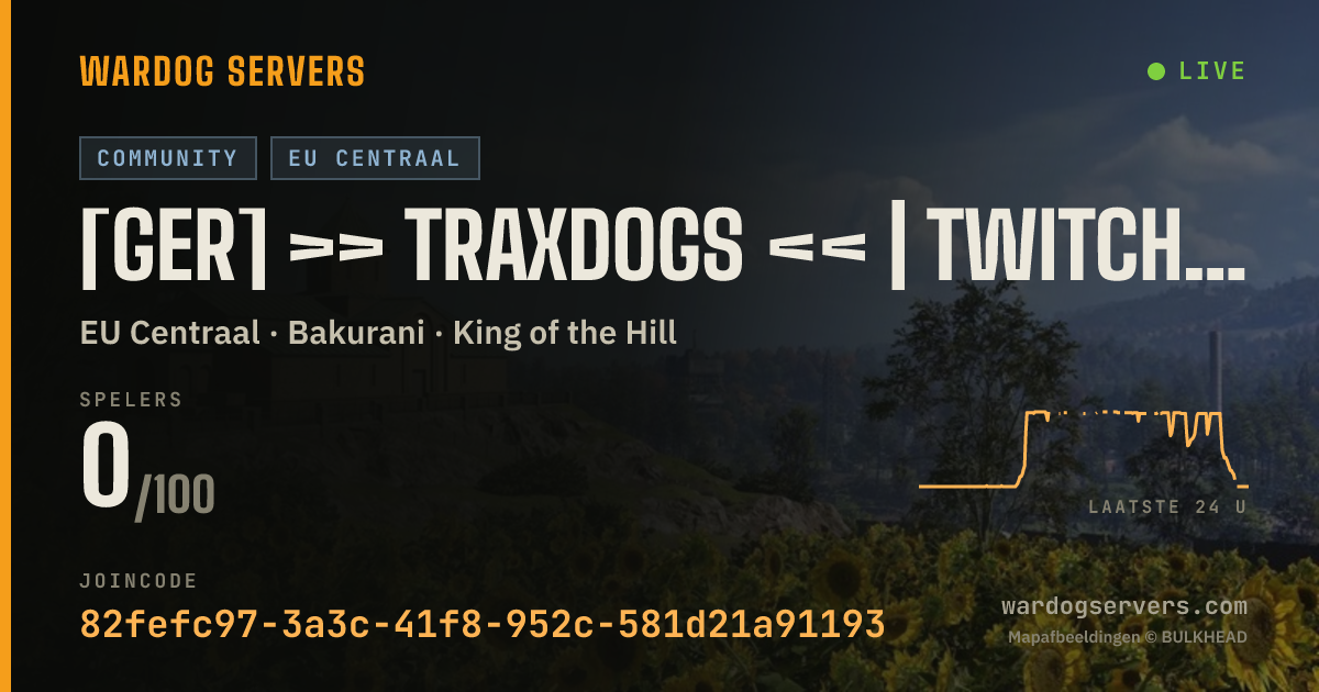 Live statusbanner voor [GER] >> TrAxDoGs << | twitch.tv/traxmax81