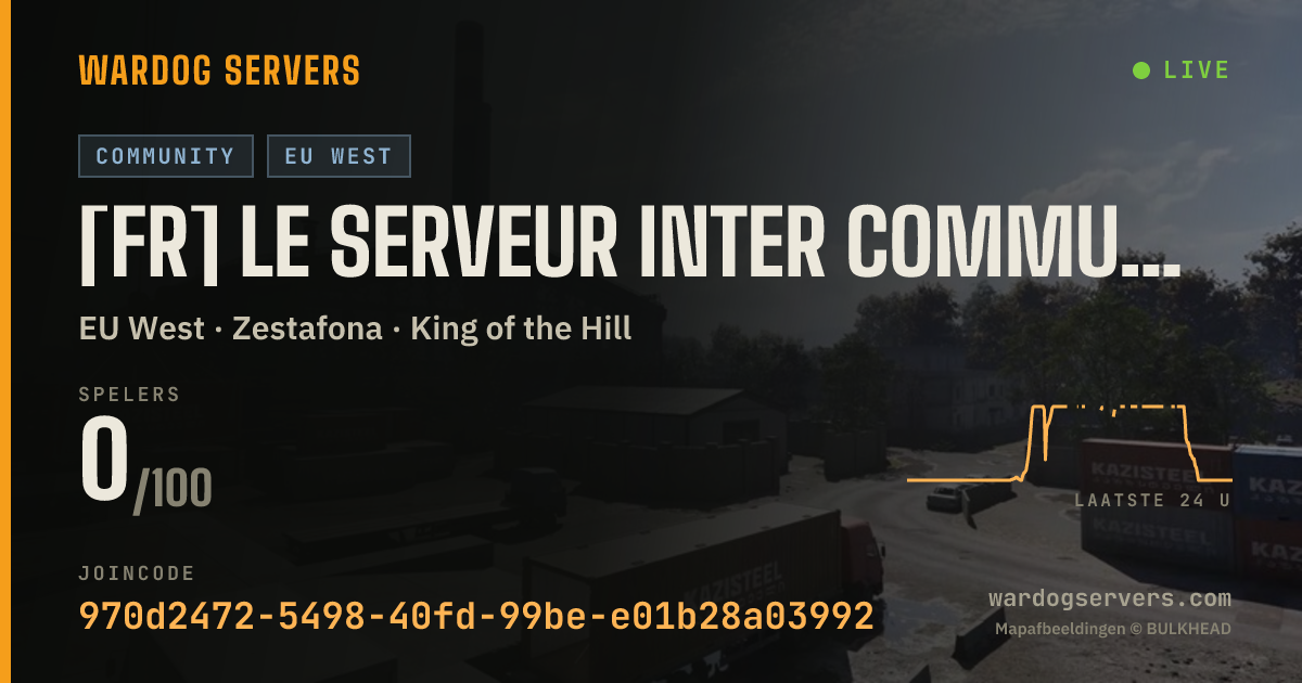 Live statusbanner voor [FR] LE SERVEUR INTER COMMUNAUTÉS