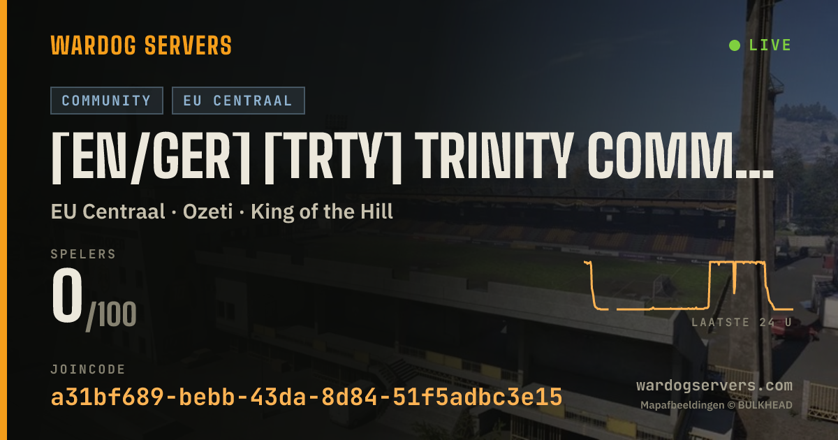 Live statusbanner voor [EN/GER] [TRTY] Trinity Community #1 | trinity-wardogs.de