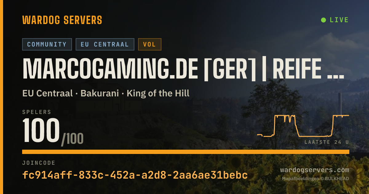 Live statusbanner voor MARCOGAMING.DE [GER] | Reife Community