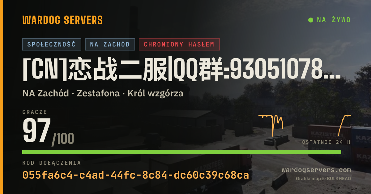 Baner ze statusem na żywo: [CN]恋战二服|QQ群:930510789|最高收益|全程黄圈|萌新散人