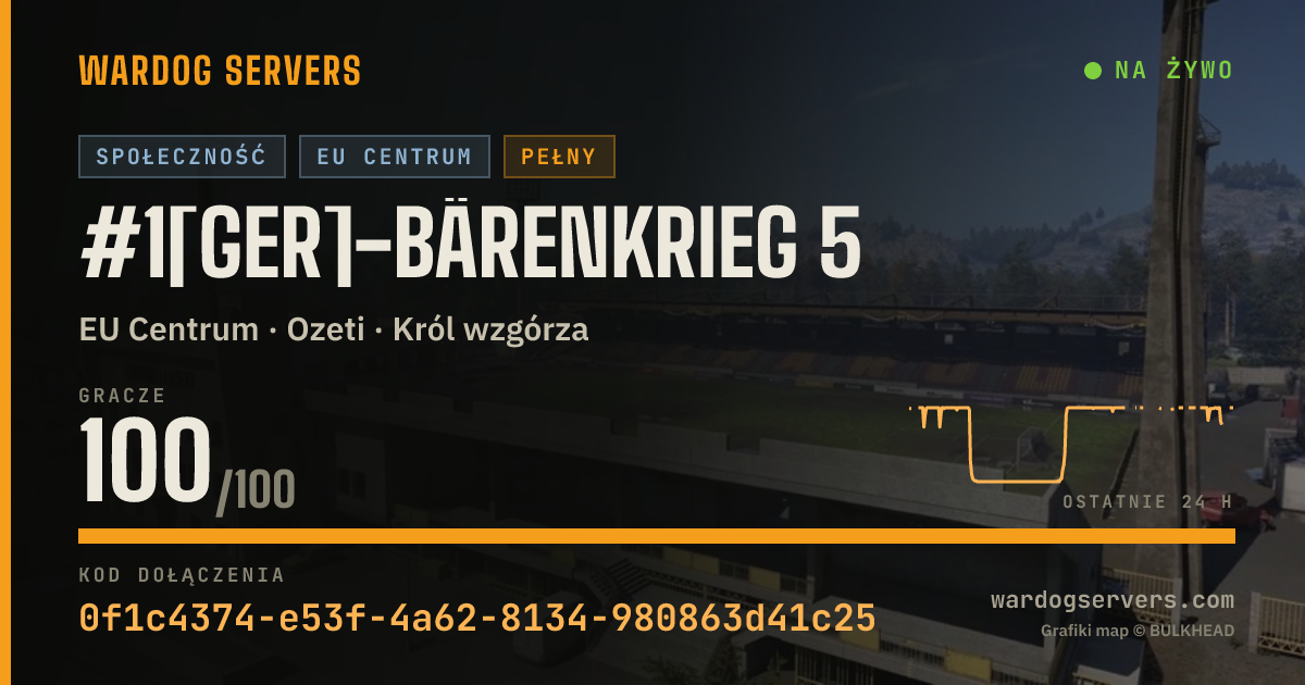 Baner ze statusem na żywo: #1[GER]-Bärenkrieg 5