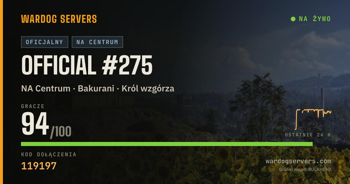 Baner ze statusem na żywo: Official #275