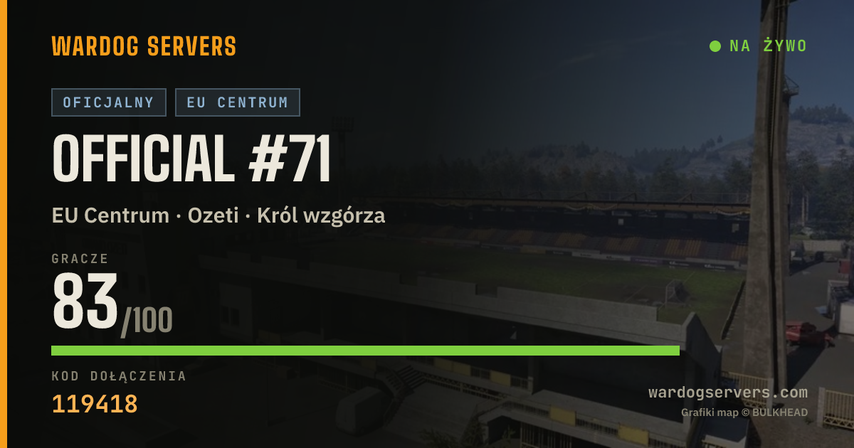 Baner ze statusem na żywo: Official #71