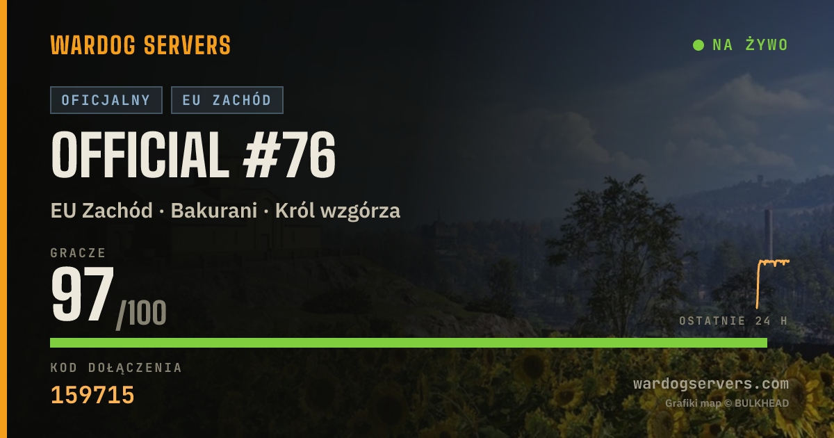 Baner ze statusem na żywo: Official #76