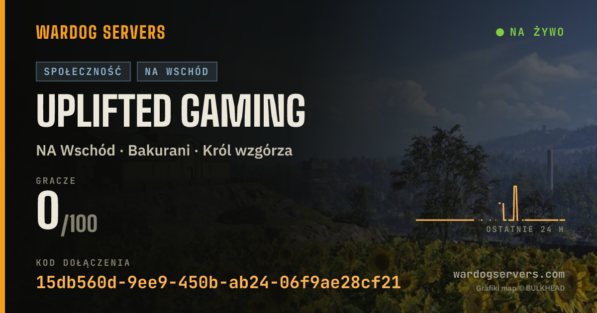 Baner ze statusem na żywo: Uplifted Gaming