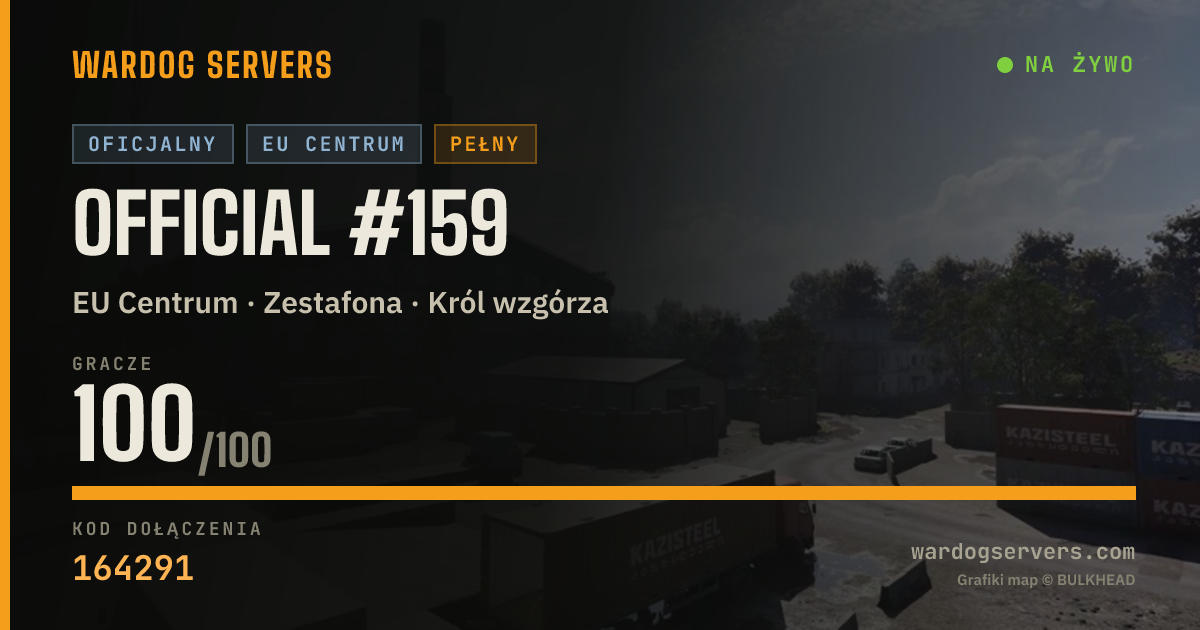 Baner ze statusem na żywo: Official #159