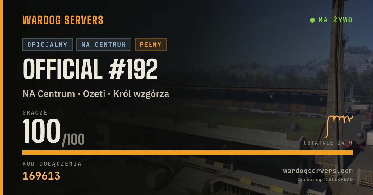 Baner ze statusem na żywo: Official #192
