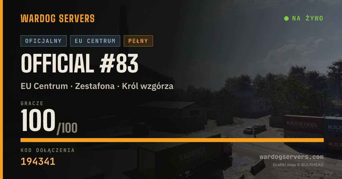 Baner ze statusem na żywo: Official #83