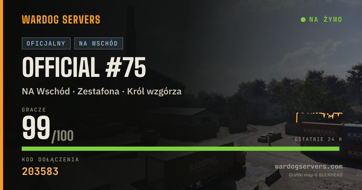 Baner ze statusem na żywo: Official #75