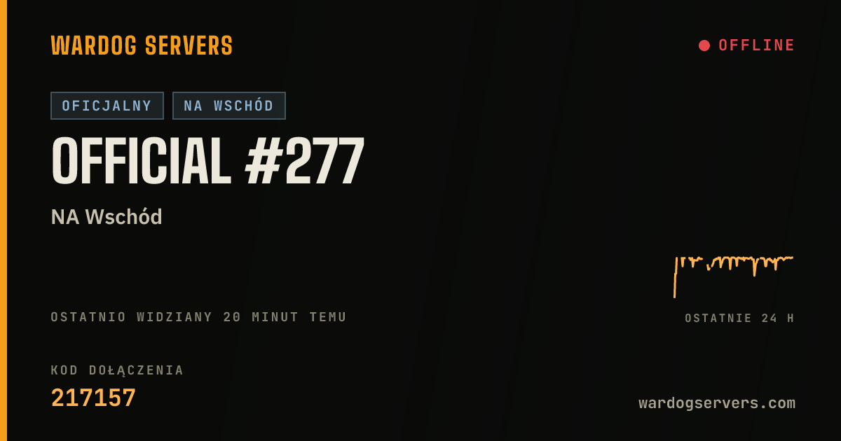 Baner ze statusem na żywo: Official #277