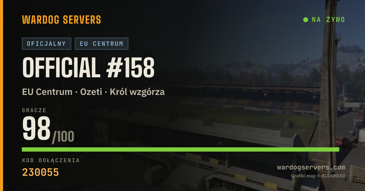 Baner ze statusem na żywo: Official #158