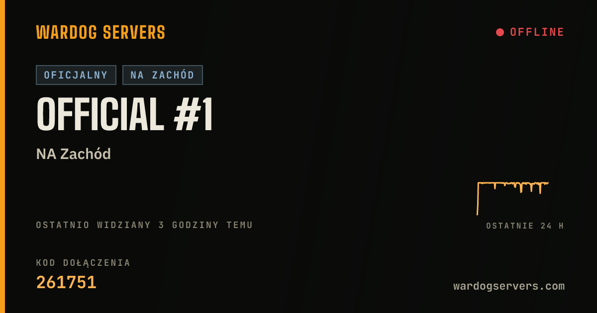Baner ze statusem na żywo: Official #1