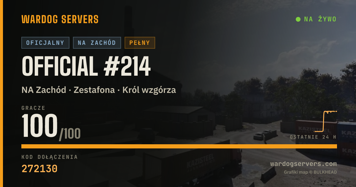 Baner ze statusem na żywo: Official #214