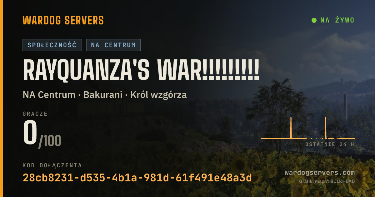 Baner ze statusem na żywo: Rayquanza's War!!!!!!!!!