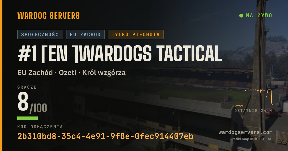 Baner ze statusem na żywo: #1 [EN ]WARDOGS TACTICAL