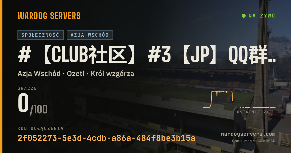 Baner ze statusem na żywo: #【Club社区】#3【JP】QQ群1102650986|标准+禁榴弹发射器|Oopz:008116