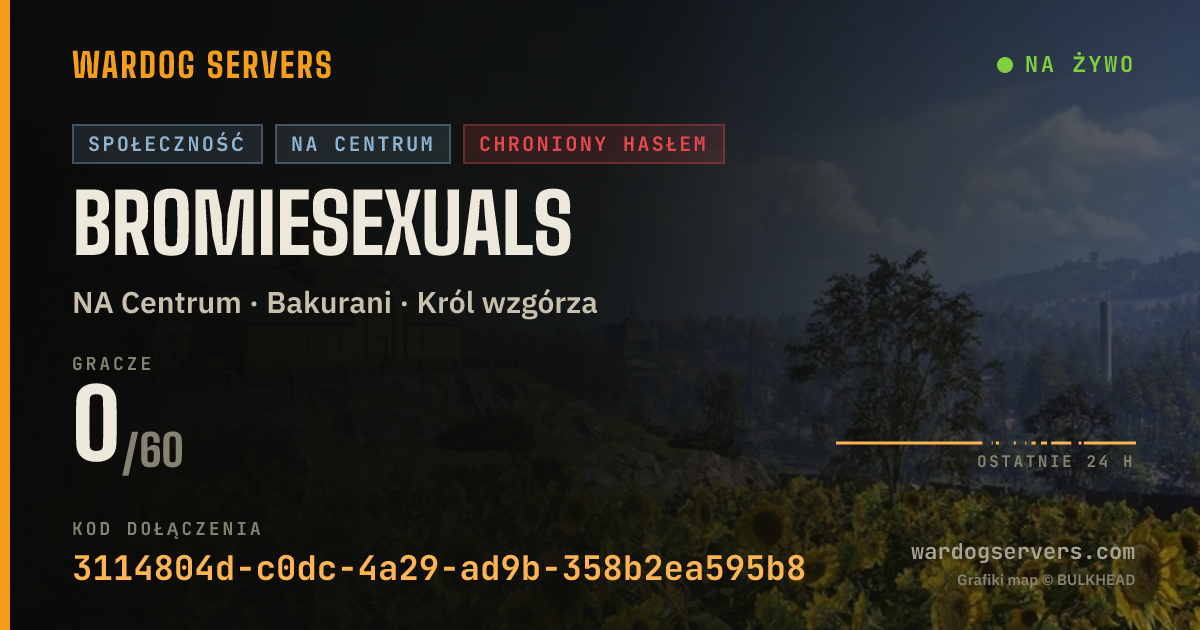 Baner ze statusem na żywo: Bromiesexuals