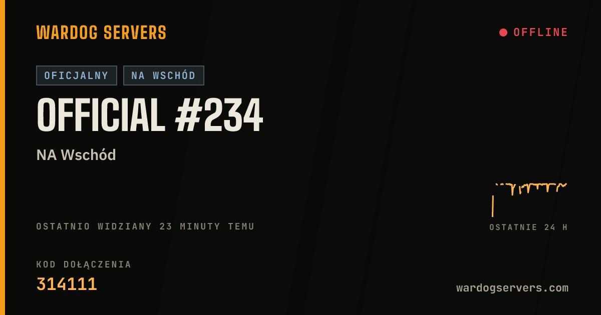 Baner ze statusem na żywo: Official #234