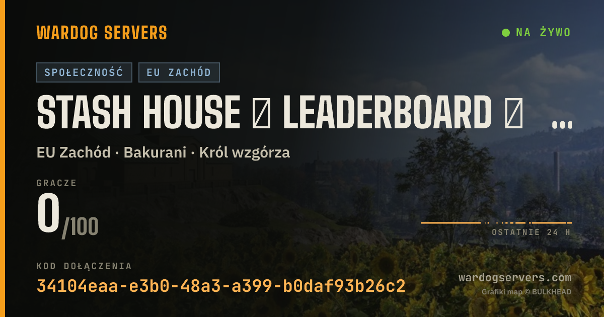 Baner ze statusem na żywo: Stash House → Leaderboard │ Seasonal Prize Pool £200